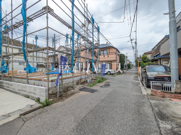 接道状況および現場風景 【小金井市東町1丁目】 接道状況および現場風景 【小金井市東町1丁目】
