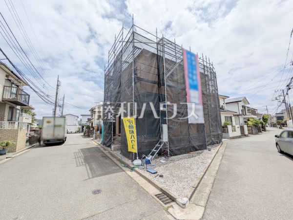 ≪接道状況≫ここに住む方を想像して、着々と建築しております!【府中市若松町3丁目】 ≪接道状況≫ここに住む方を想像して、着々と建築しております!【府中市若松町3丁目】
