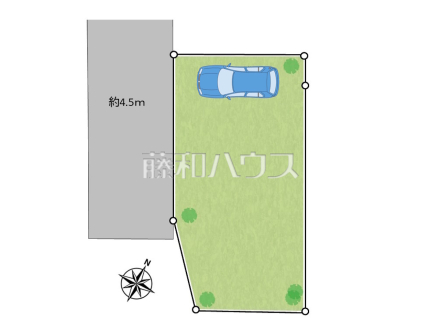 区画図 【日野市東豊田1丁目】