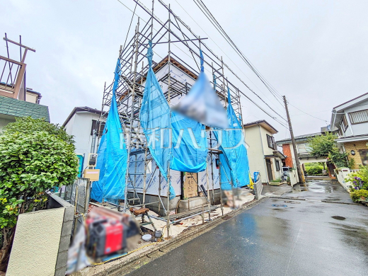 接道状況および現場風景 【日野市東豊田1丁目】