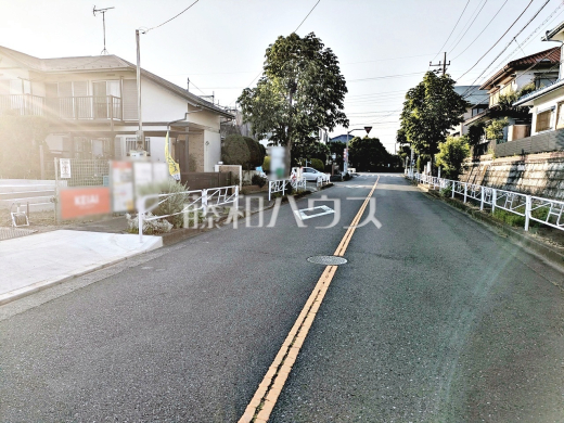 接道状況および現場風景 【八王子市北野台2丁目】