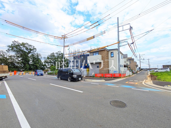 接道状況および現場風景 【所沢市大字上安松】 接道状況および現場風景 【所沢市大字上安松】