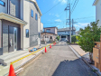 接道状況および現場風景 【昭島市朝日町4丁目】 接道状況および現場風景 【昭島市朝日町4丁目】