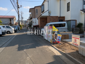 接道状況および現場風景