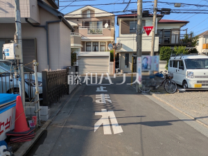 接道状況および現場風景