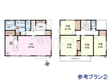 建物プラン例(間取図)