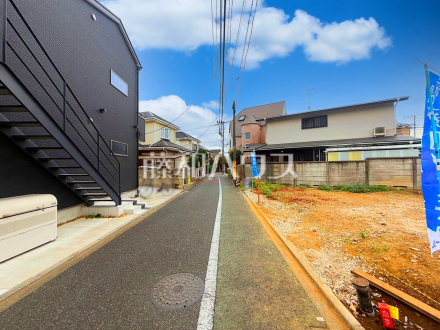 接道状況および現場風景 【武蔵野市関前3丁目】/撮影日2025/10/09