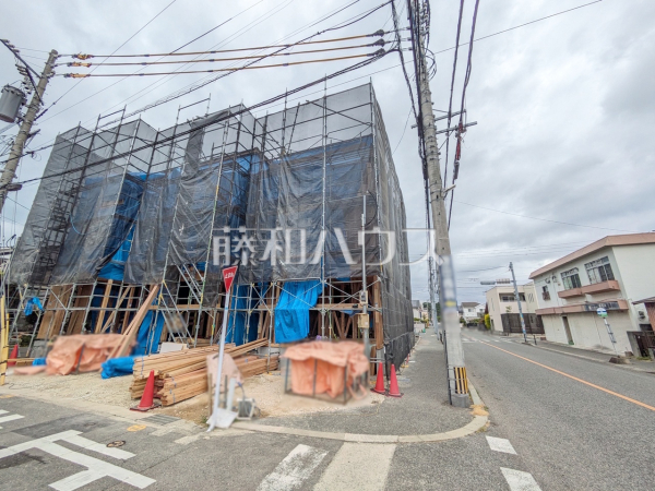 接道状況および現場風景 【福岡市西区小戸3丁目】 接道状況および現場風景 【福岡市西区小戸3丁目】