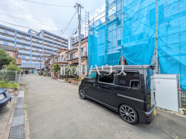 接道状況および現場風景 【国立市泉2丁目】 接道状況および現場風景 【国立市泉2丁目】