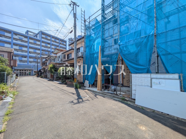 接道状況および現場風景 【国立市泉2丁目】 接道状況および現場風景 【国立市泉2丁目】