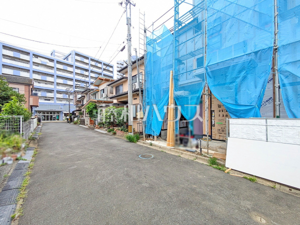接道状況および現場風景 【国立市泉2丁目】 接道状況および現場風景 【国立市泉2丁目】