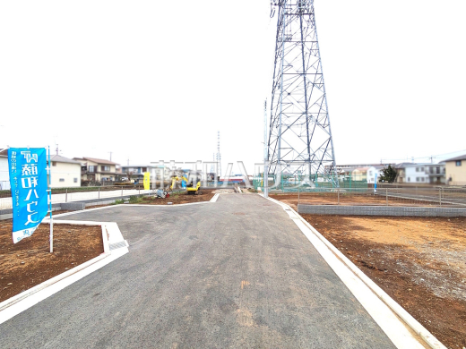 接道状況および現場風景 【立川市若葉町2丁目】
