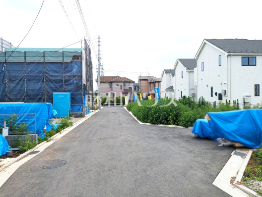 接道状況および現場風景 【立川市若葉町2丁目】