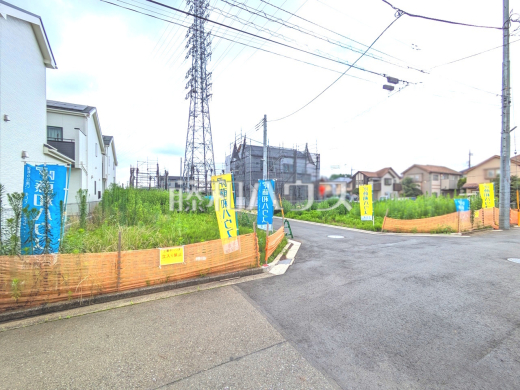 接道状況および現場風景 【立川市若葉町2丁目】