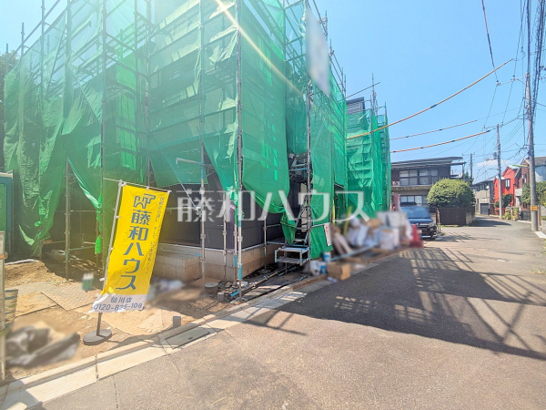 接道状況および現場風景 【世田谷区祖師谷5丁目】 接道状況および現場風景 【世田谷区祖師谷5丁目】