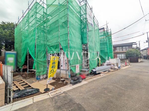 接道状況および現場風景 【世田谷区祖師谷5丁目】 接道状況および現場風景 【世田谷区祖師谷5丁目】