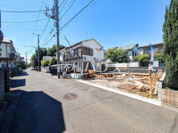 接道状況および現場風景 【小平市花小金井5丁目】 接道状況および現場風景 【小平市花小金井5丁目】