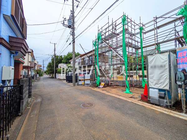 接道状況および現場風景 【小平市花小金井5丁目】 接道状況および現場風景 【小平市花小金井5丁目】