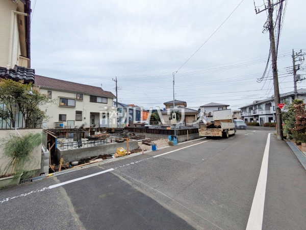 接道状況および現場風景 【日野市神明4丁目】 接道状況および現場風景 【日野市神明4丁目】
