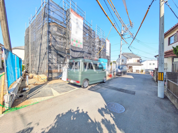 接道状況および現場風景 【八王子市犬目町】 接道状況および現場風景 【八王子市犬目町】