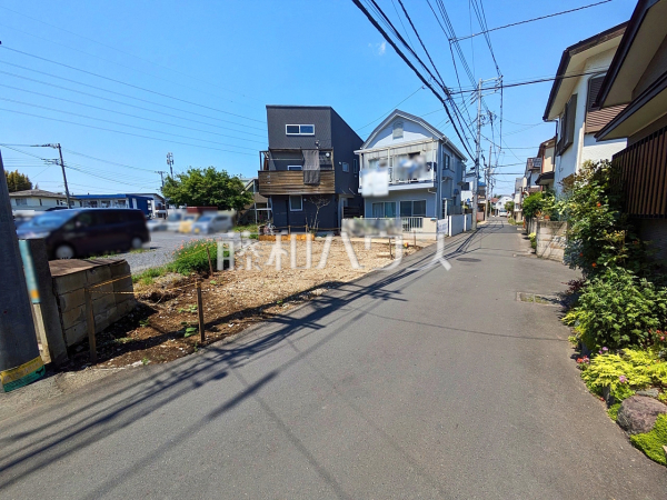 接道状況および現場風景 【小平市花小金井南町3丁目】 接道状況および現場風景 【小平市花小金井南町3丁目】