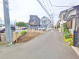 接道状況および現場風景 【小平市花小金井南町3丁目】 接道状況および現場風景 【小平市花小金井南町3丁目】
