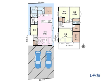 建物プラン例(間取図)