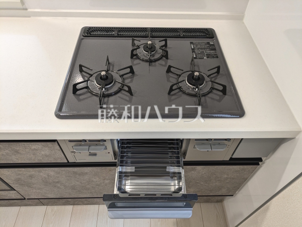 2号棟 キッチンコンロ 【朝霞市三原3丁目】 2号棟 キッチンコンロ 【朝霞市三原3丁目】