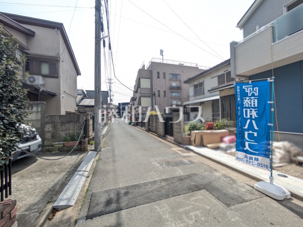 接道状況および現場風景 【朝霞市三原3丁目】 接道状況および現場風景 【朝霞市三原3丁目】