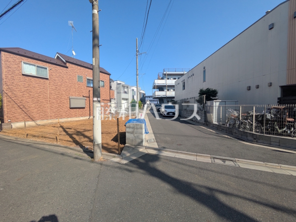 接道状況および現場風景 【練馬区石神井町8丁目】 接道状況および現場風景 【練馬区石神井町8丁目】