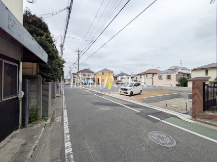 接道状況および現場風景 【練馬区下石神井2丁目】/撮影日2026/10/13