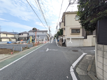 接道状況および現場風景