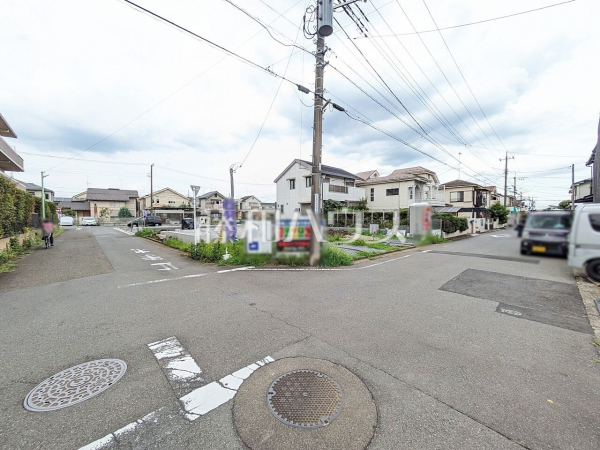 接道状況および現場風景 【東大和市仲原4丁目】 接道状況および現場風景 【東大和市仲原4丁目】