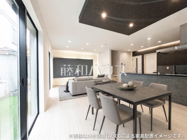 1号棟 リビング 【所沢市東所沢和田1丁目】
※画像はAI技術を用いて家具等をCG合成した配置イメージです。現況とは異なる場合があり、家具類は販売対象に含まれません。 1号棟 リビング 【所沢市東所沢和田1丁目】
※画像はAI技術を用いて家具等をCG合成した配置イメージです。現況とは異なる場合があり、家具類は販売対象に含まれません。