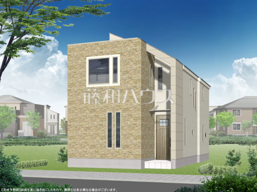 B号棟 完成予想図(外観) 【小平市鈴木町1丁目】