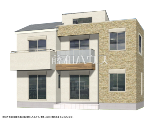 B号棟 完成予想図(外観) 【小平市鈴木町1丁目】