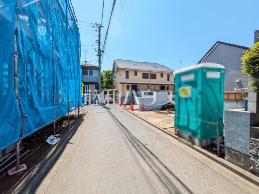接道状況および現場風景 【小平市鈴木町1丁目】