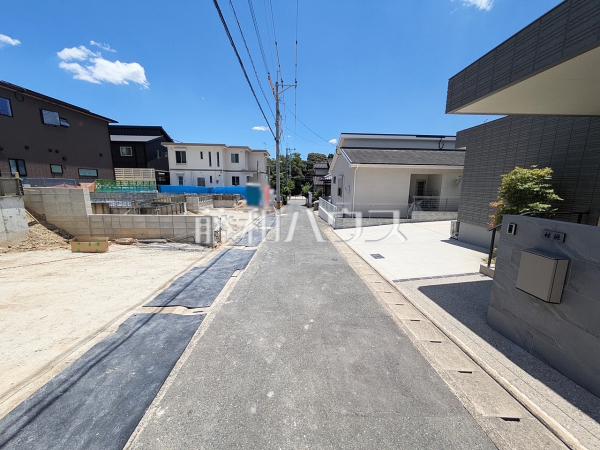 接道状況および現場風景 【福岡市南区和田4丁目】 接道状況および現場風景 【福岡市南区和田4丁目】