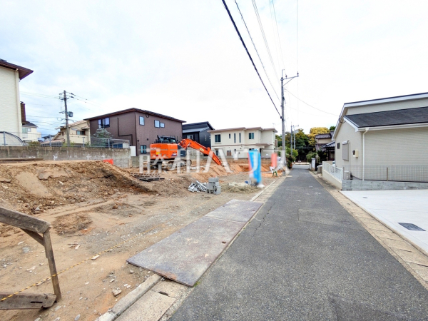 接道状況および現場風景 【福岡市南区和田4丁目】 接道状況および現場風景 【福岡市南区和田4丁目】