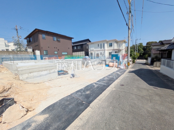 接道状況および現場風景 【福岡市南区和田4丁目】 接道状況および現場風景 【福岡市南区和田4丁目】