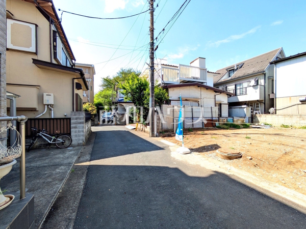 接道状況および現場風景 【朝霞市三原2丁目】 接道状況および現場風景 【朝霞市三原2丁目】
