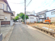 接道状況および現場風景 【朝霞市三原2丁目】 接道状況および現場風景 【朝霞市三原2丁目】