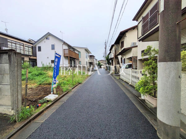 接道状況および現場風景 【世田谷区北烏山7丁目】 接道状況および現場風景 【世田谷区北烏山7丁目】