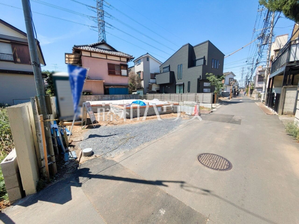 接道状況および現場風景 【小平市花小金井南町3丁目】 接道状況および現場風景 【小平市花小金井南町3丁目】