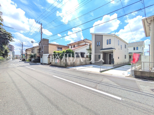 接道状況および現場風景 【昭島市昭和町4丁目】 接道状況および現場風景 【昭島市昭和町4丁目】
