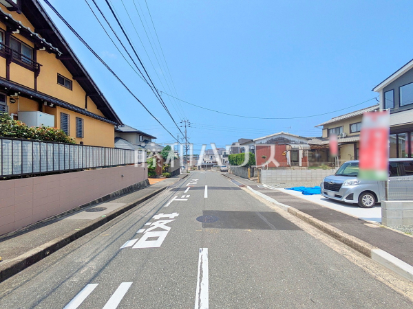 接道状況および現場風景 【福岡市東区美和台5丁目】 接道状況および現場風景 【福岡市東区美和台5丁目】