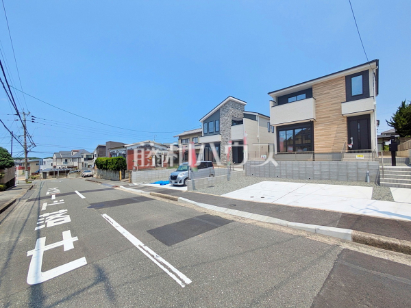 接道状況および現場風景 【福岡市東区美和台5丁目】 接道状況および現場風景 【福岡市東区美和台5丁目】
