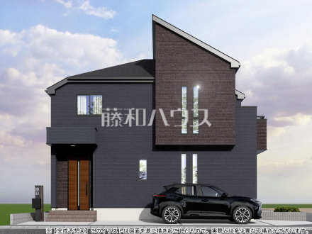 1号棟 完成予想図(外観) 【立川市若葉町3丁目】