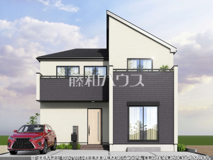 3号棟 完成予想図(外観) 【立川市若葉町3丁目】