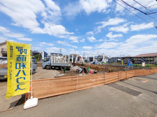 接道状況および現場風景 【調布市若葉町2丁目】